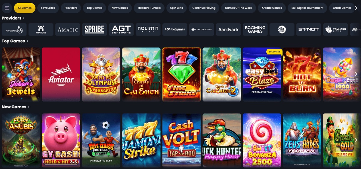 Enjoy games from top software providers at Easybet.co.za in South Africa